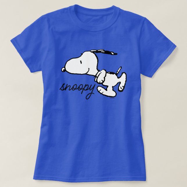 Jordnötter | Snoopy Springa T Shirt (Design framsida)