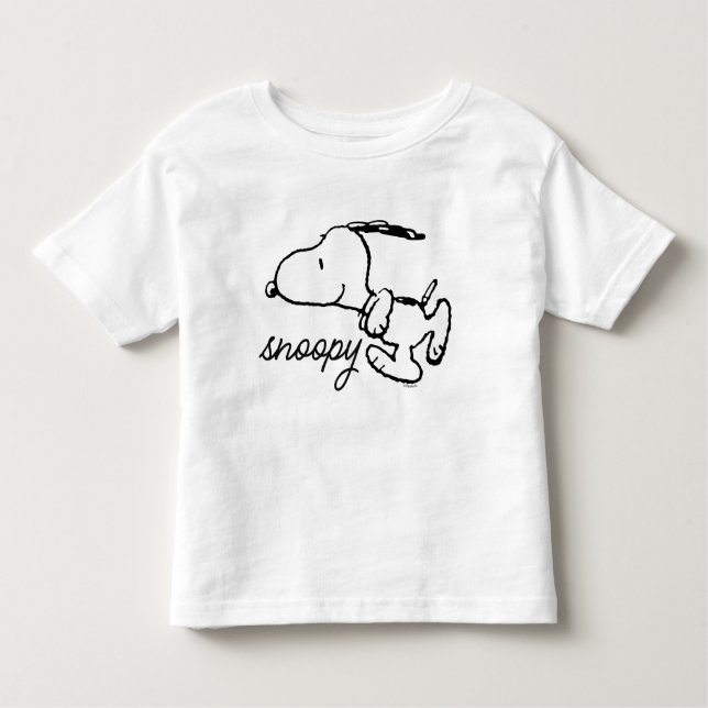 Jordnötter | Snoopy Springa T Shirt (Framsida)