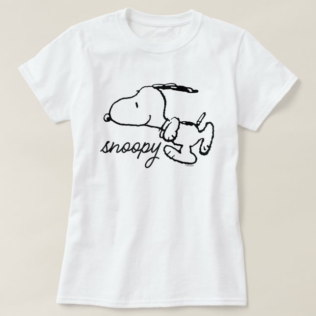 Jordnötter | Snoopy Springa T Shirt (Design framsida)