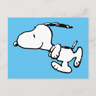 Jordnötter Snoopy Springa Vykort