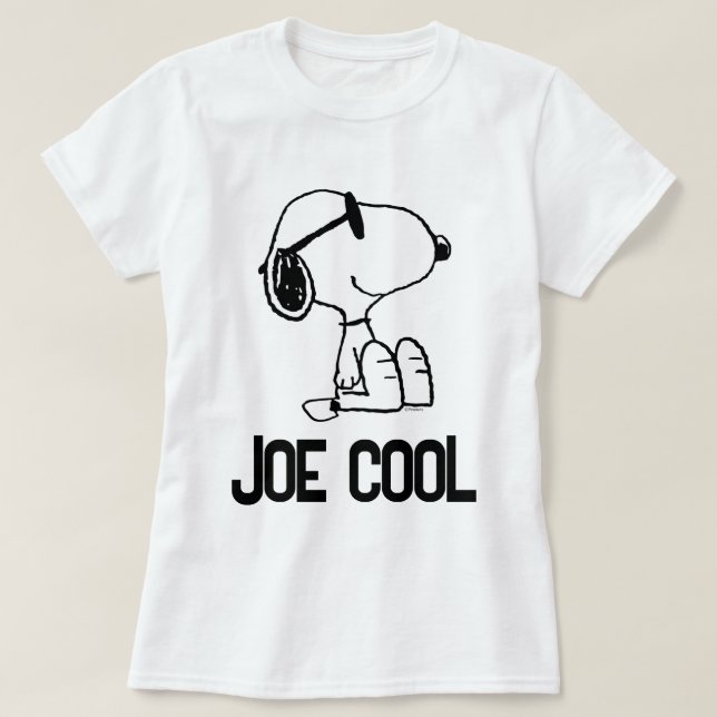 Jordnötter | Snoopy Sunglass Smile T Shirt (Design framsida)
