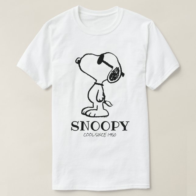 Jordnötter | Snoopy Sunglasses Ponder T Shirt (Design framsida)