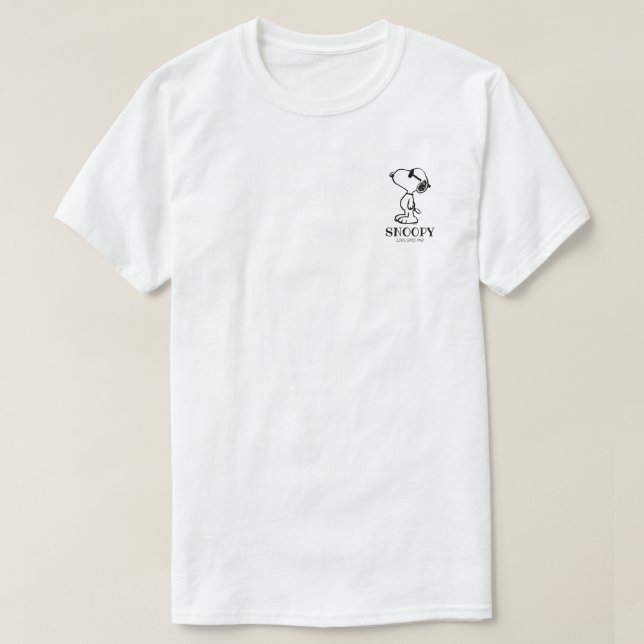 Jordnötter | Snoopy Sunglasses Ponder T Shirt (Design framsida)