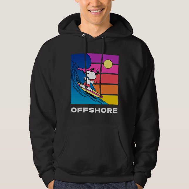 Jordnötter | Snoopy Surfing Hoodie (Framsida)
