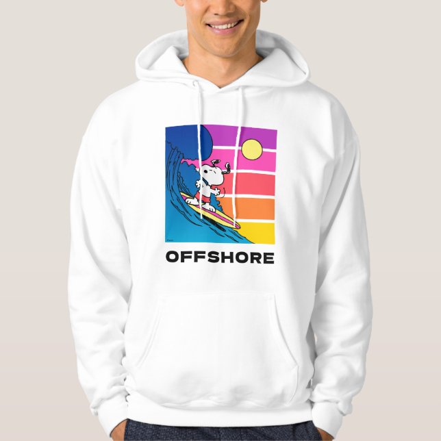 Jordnötter | Snoopy Surfing Hoodie (Framsida)