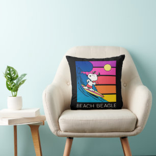 Jordnötter   Snoopy Surfing Kudde