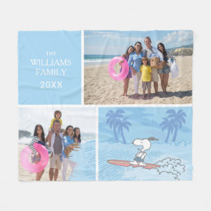 Jordnötter   Snoopy Surfing   Lägg till Namn och f Fleecefilt