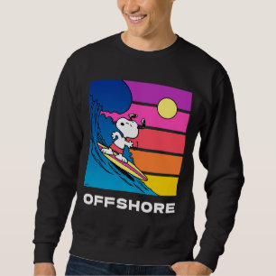 Jordnötter   Snoopy Surfing Lång Ärmad Tröja