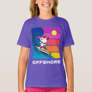 Jordnötter   Snoopy Surfing T Shirt