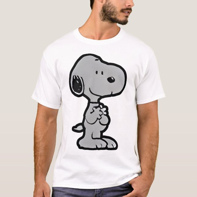 Jordnötter Snoopy T Shirt (Framsida)