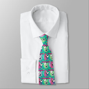 Jordnötter   Snoopy Teal Surfa Mönster Slips