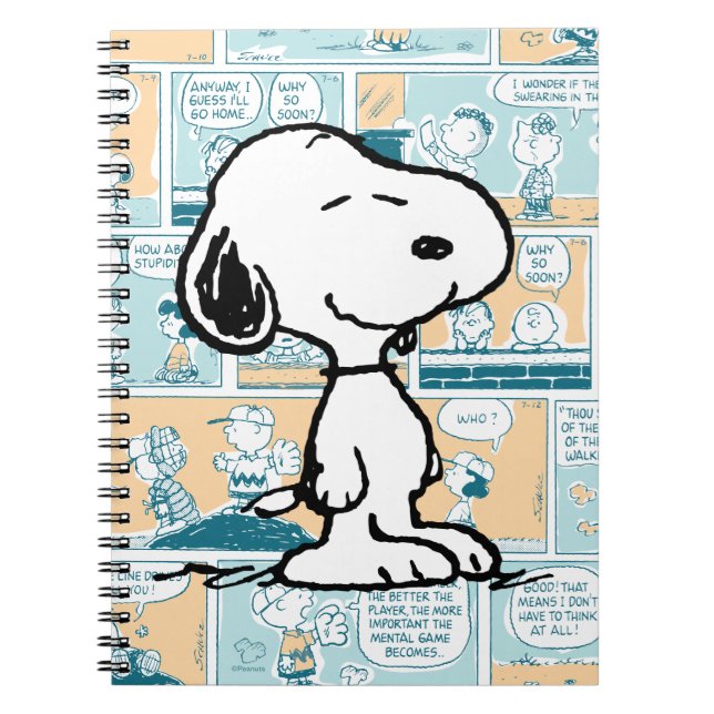 Jordnötter | Snoopy Tecknad Mönster Anteckningsbok (Framsidan)
