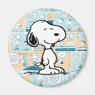 Jordnötter Snoopy Tecknad Mönster Magnet