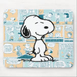 Jordnötter | Snoopy Tecknad Mönster Musmatta<br><div class="desc">Snoopy är Charlie Browns älskvärda beagle i tecknaden Peanuts av Charles M. Schulz. Kolla in den här söta skaldjursdesignen med Snoopy på en tecknad strimma mönster.</div>