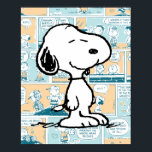 Jordnötter | Snoopy Tecknad Mönster Poster<br><div class="desc">Snoopy är Charlie Browns älskvärda beagle i tecknaden Peanuts av Charles M. Schulz. Kolla in den här söta skaldjursdesignen med Snoopy på en tecknad strimma mönster.</div>