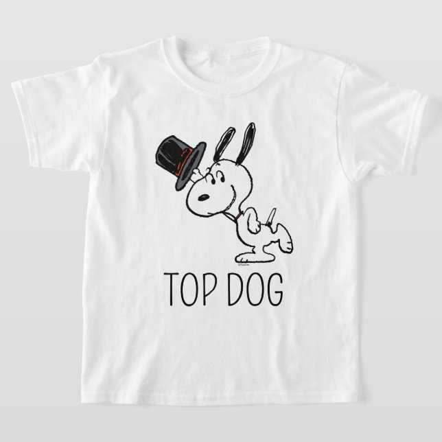 Jordnötter | Snoopy Top hat Dance T Shirt (Laydown)
