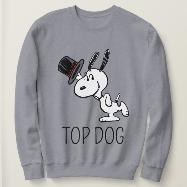 Jordnötter | Snoopy Top hat Dance T Shirt (Design framsida)