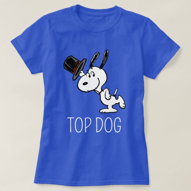 Jordnötter | Snoopy Top hat Dance T Shirt (Design framsida)