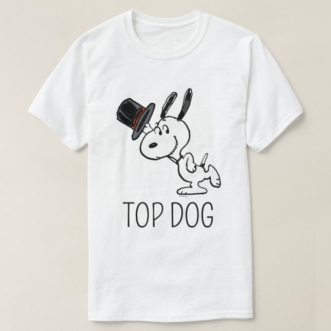 Jordnötter | Snoopy Top hat Dance T Shirt (Design framsida)