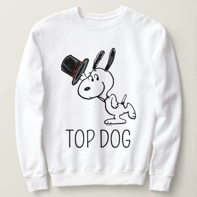 Jordnötter | Snoopy Top hat Dance T Shirt (Design framsida)
