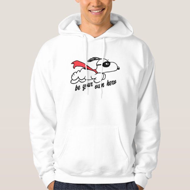 Jordnötter | Snoopy Toppen Hero Hoodie (Framsida)