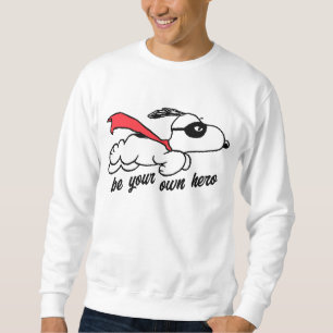 Jordnötter   Snoopy Toppen Hero Lång Ärmad Tröja
