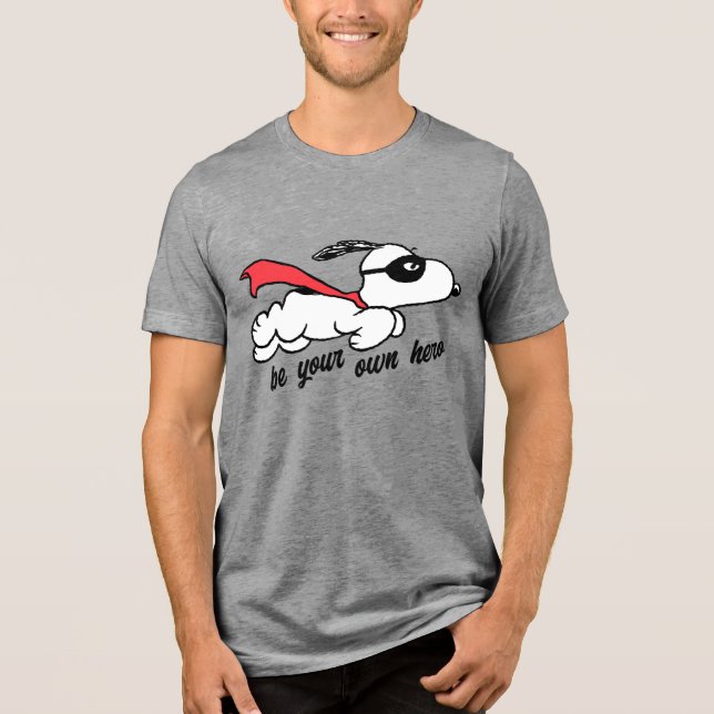 Jordnötter | Snoopy Toppen Hero T Shirt (Framsida)
