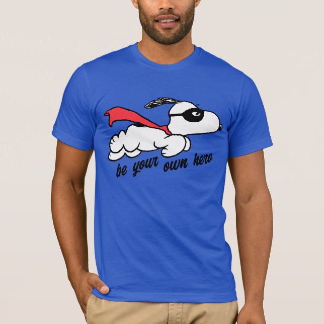 Jordnötter | Snoopy Toppen Hero T Shirt (Framsida)