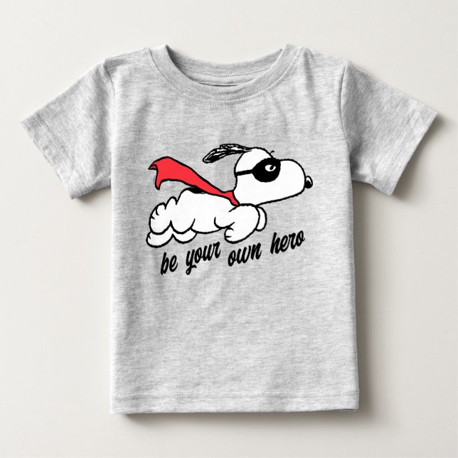 Jordnötter | Snoopy Toppen Hero T Shirt (Framsida)