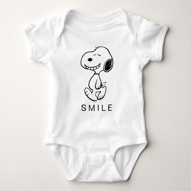 Jordnötter | Snoopy Toppen Smile T Shirt (Framsida)
