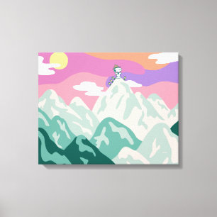 Jordnötter   Snoopy & Troop som hyr berget Canvastryck