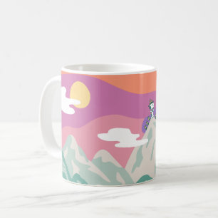 Jordnötter Snoopy & Troop som hyr berget Kaffemugg