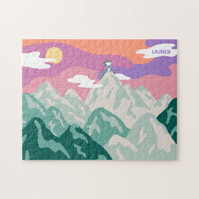 Jordnötter | Snoopy & Troop som hyr berget Pussel (Horisontell)