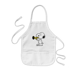 Jordnötter   Snoopy Trumpet Player Barnförkläde