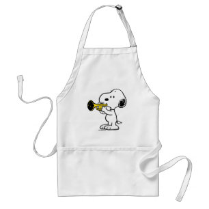 Jordnötter Snoopy Trumpet Player Förkläde