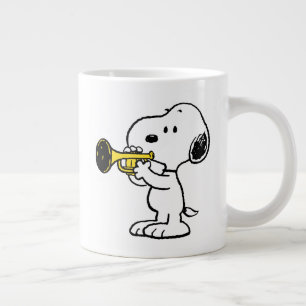 Jordnötter Snoopy Trumpet Player Jumbo Mugg