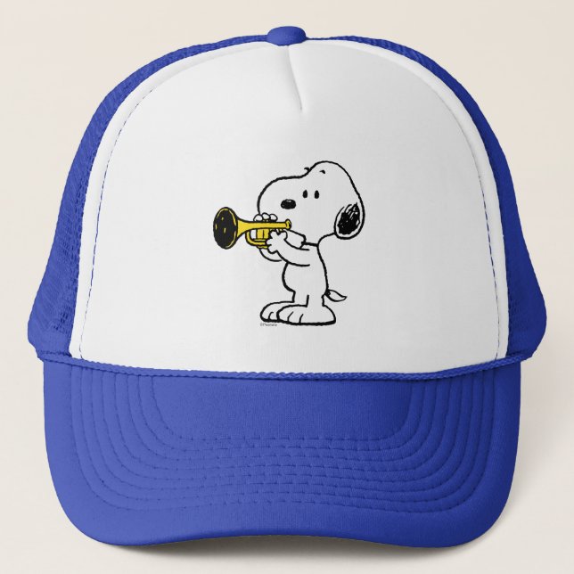 Jordnötter | Snoopy Trumpet Player Keps (Framsida)