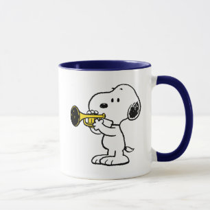 Jordnötter   Snoopy Trumpet Player Mugg