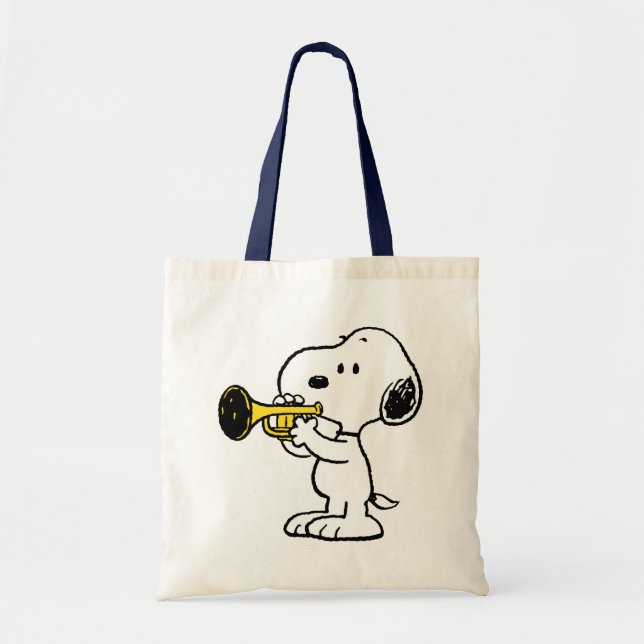 Jordnötter | Snoopy Trumpet Player Tygkasse (Framsidan)
