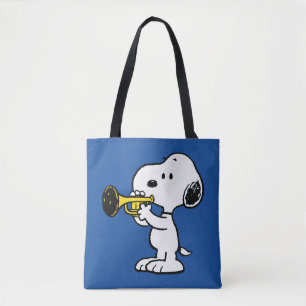 Jordnötter Snoopy Trumpet Player Tygkasse