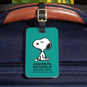 Jordnötter Snoopy Turns Bagagebricka