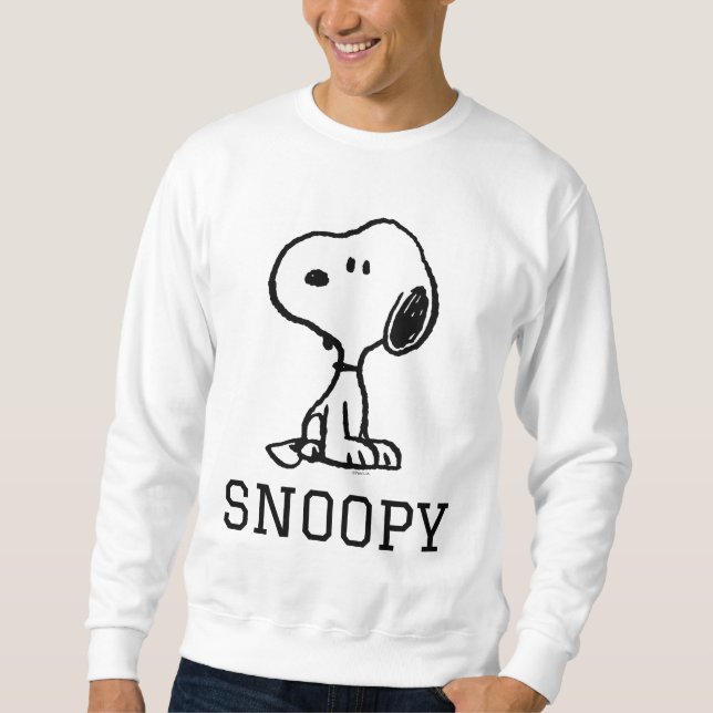 Jordnötter | Snoopy Turns Lång Ärmad Tröja (Framsida)