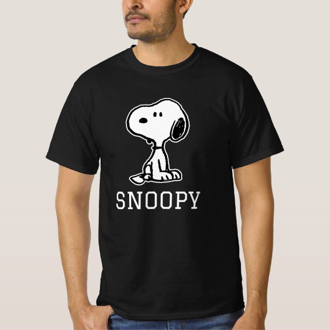 Jordnötter | Snoopy Turns T Shirt (Framsida)