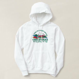 Jordnötter Snoopy 'Twas the Night Före jul Hoodie