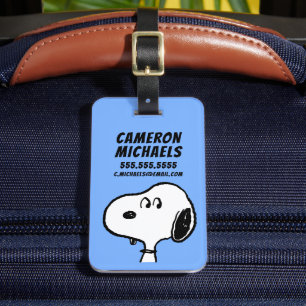 Jordnötter Snoopy-utseende Bagagebricka
