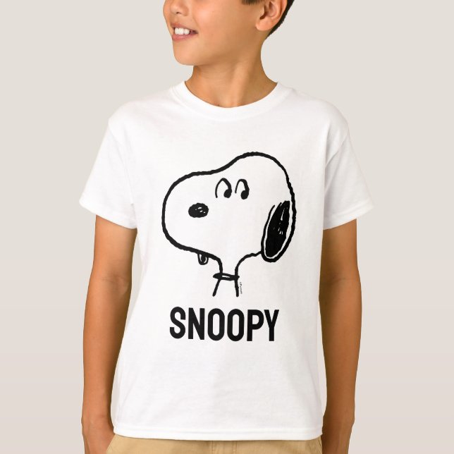 Jordnötter | Snoopy-utseende T Shirt (Framsida)