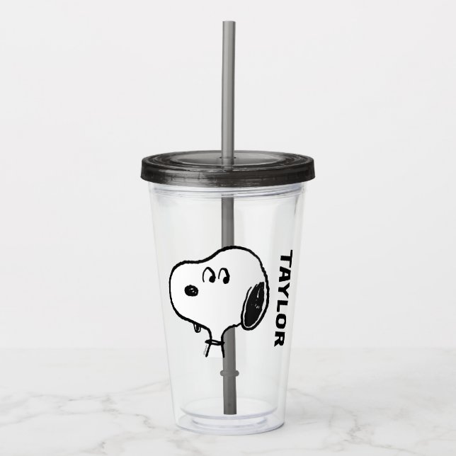 Jordnötter | Snoopy-utseende Take Away Mugg (Framsida)