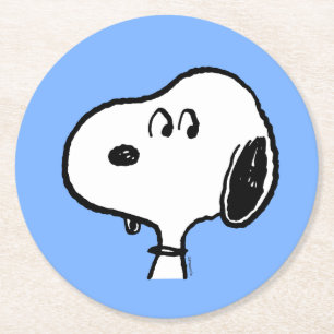 Jordnötter   Snoopy-utseende Underlägg Papper Rund
