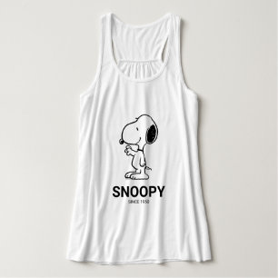 Jordnötter   Snoopy Vågar Linne Med Racerback