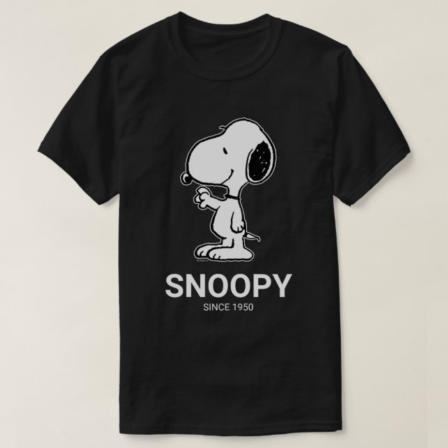 Jordnötter | Snoopy Vågar T Shirt (Design framsida)